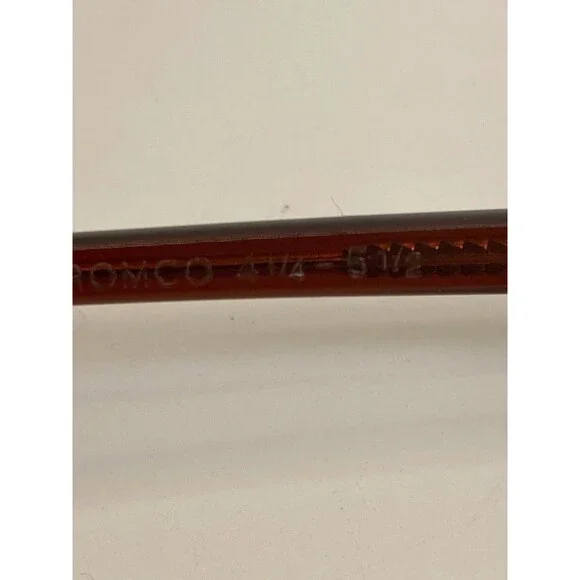 Vintage Romco 4 1/4 5 1/2 Brown Eyeglasses Frames Only - Picture 5 of 7